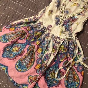 Peek girls paisley print dress. Size small (4/5)